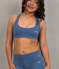Support bra azul acero