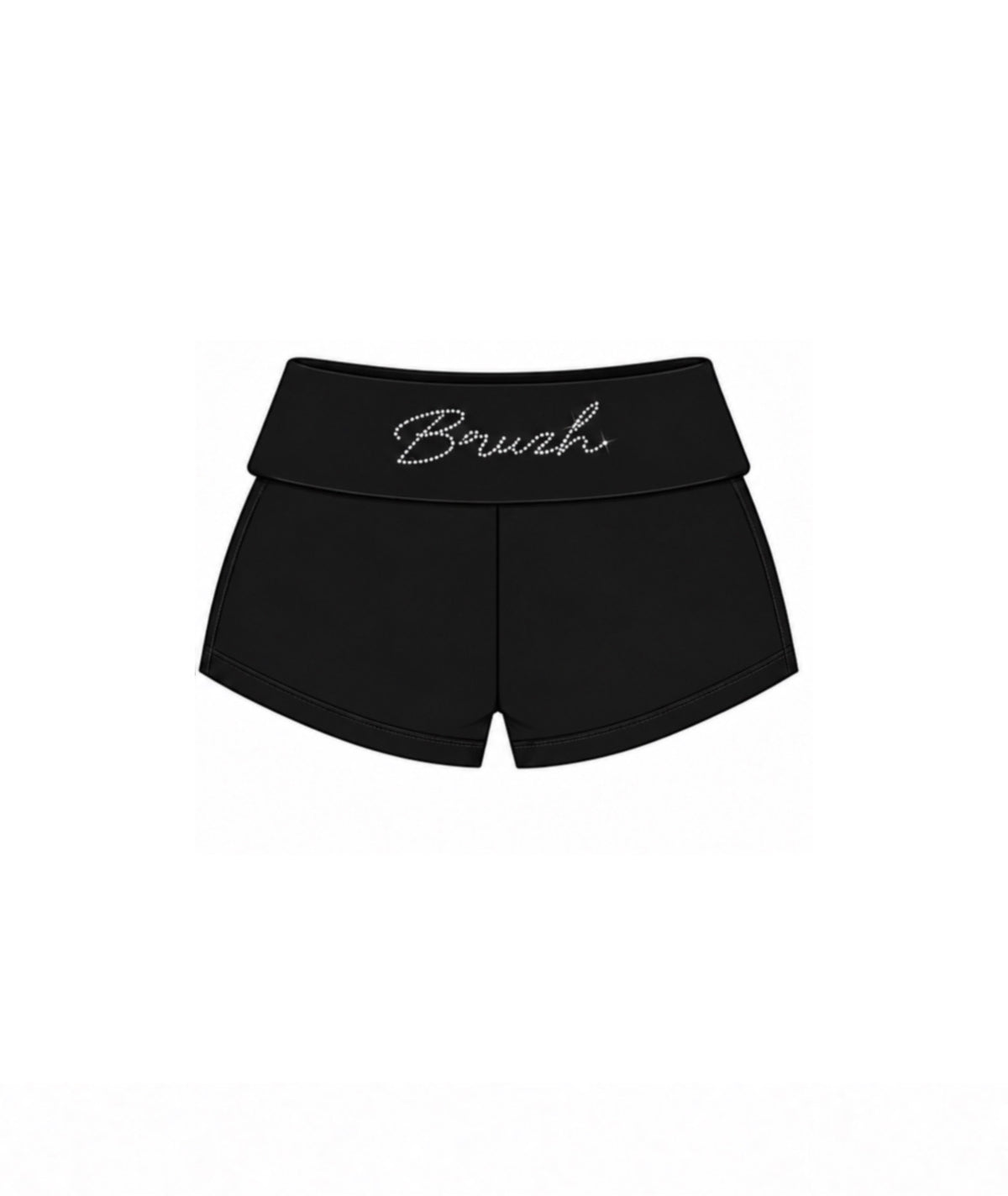 Black short fold over