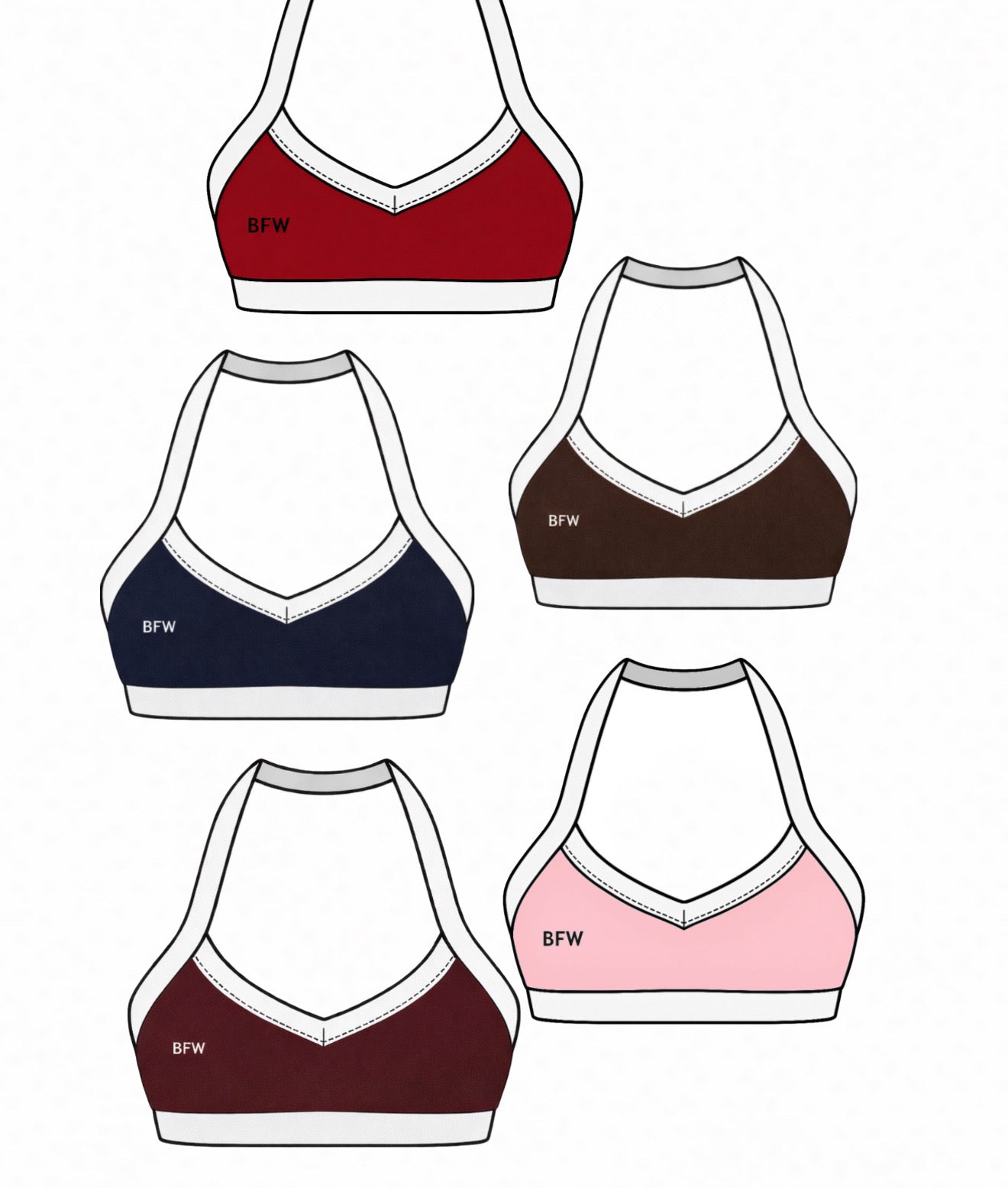 PACK 3 TOPS MINIMALIST