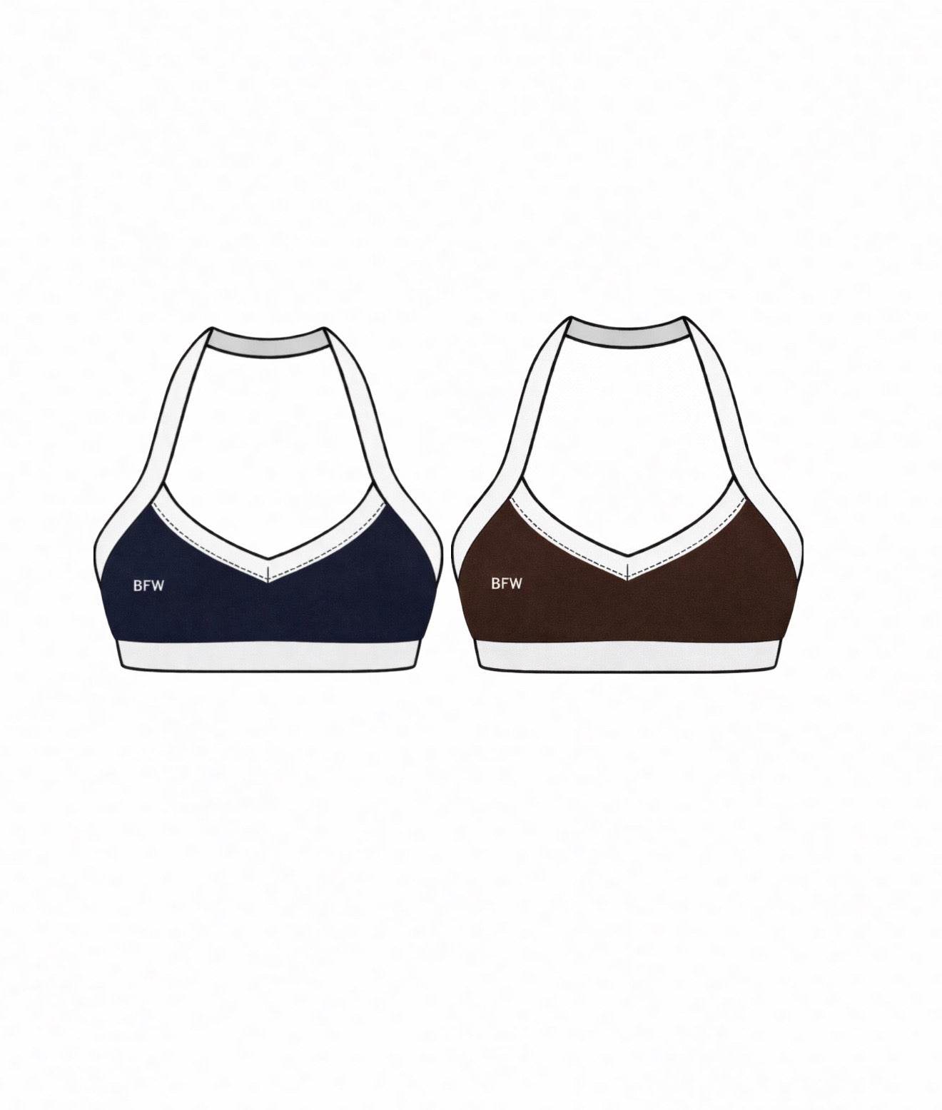 PACK x 2 tops minimalist