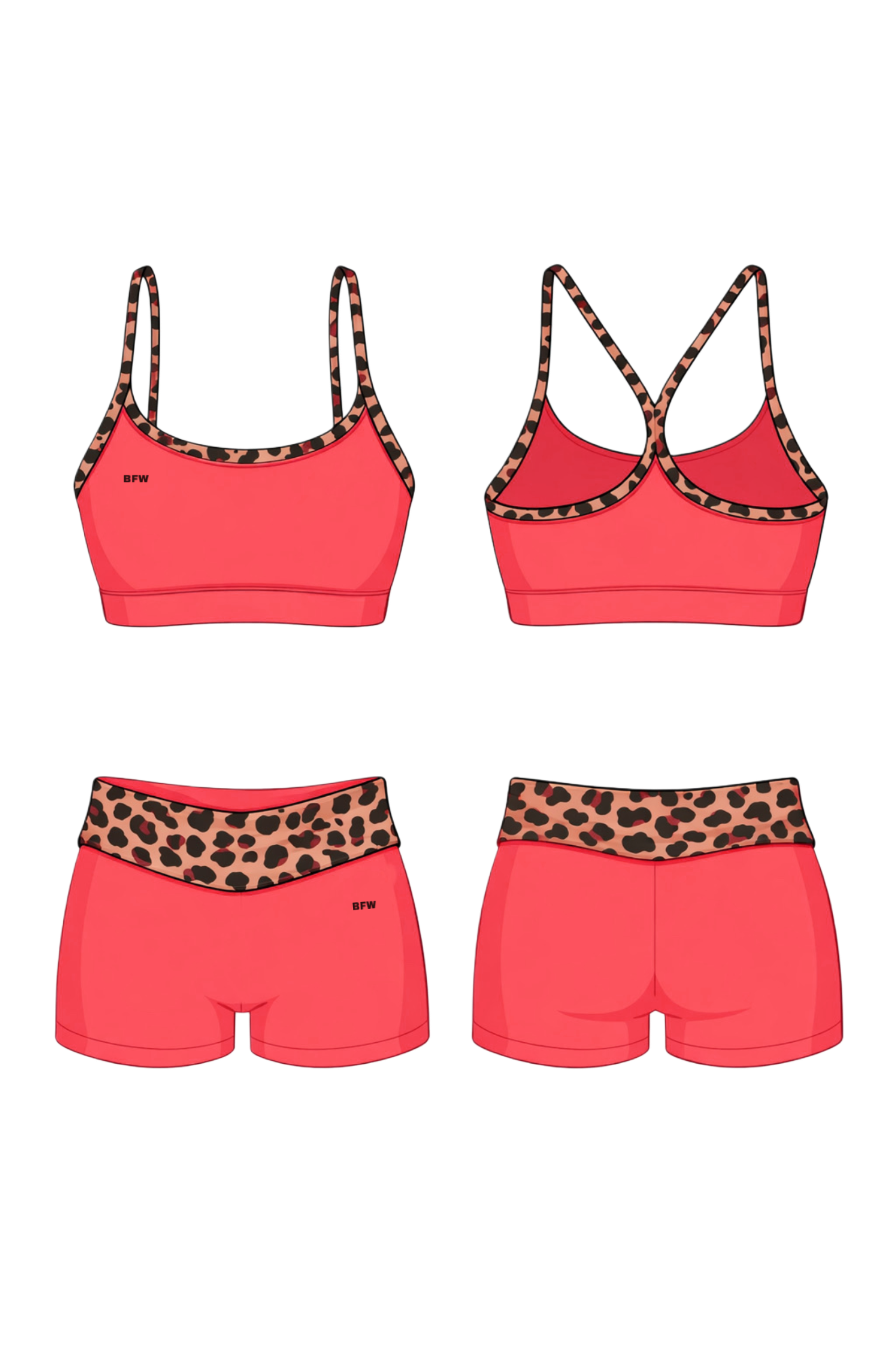 FITKINI CORAL 🪸 PRINT