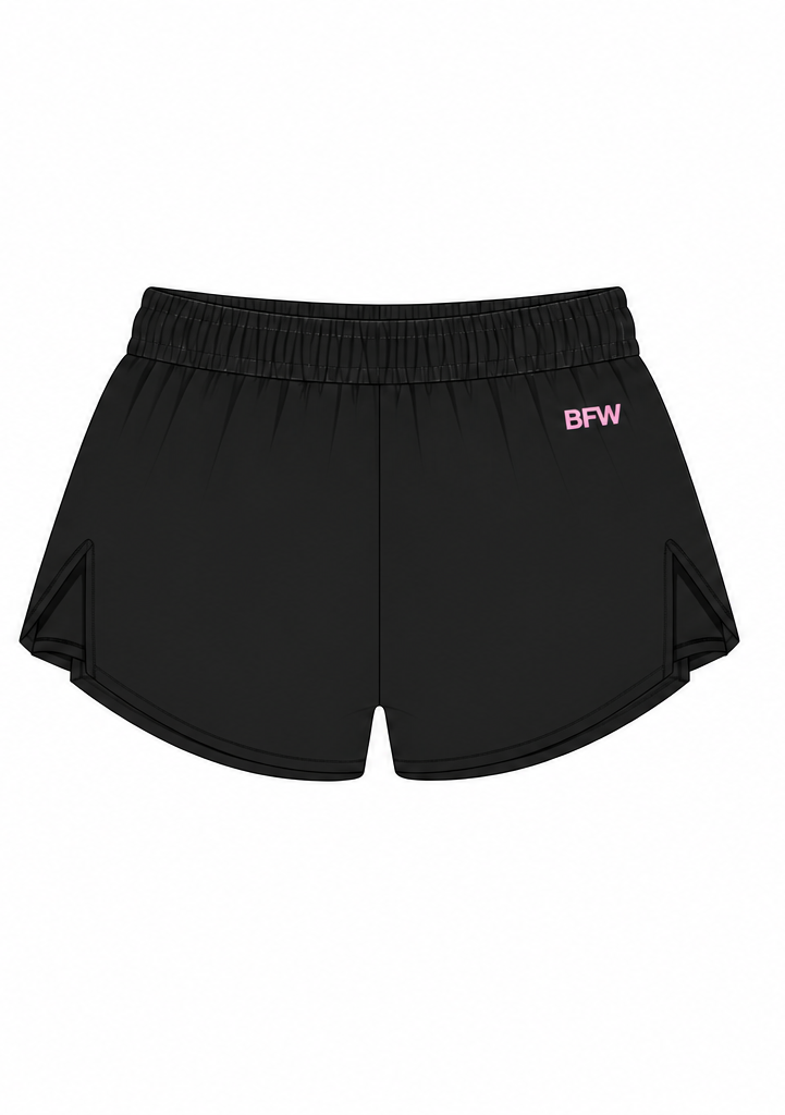 Run shorts black