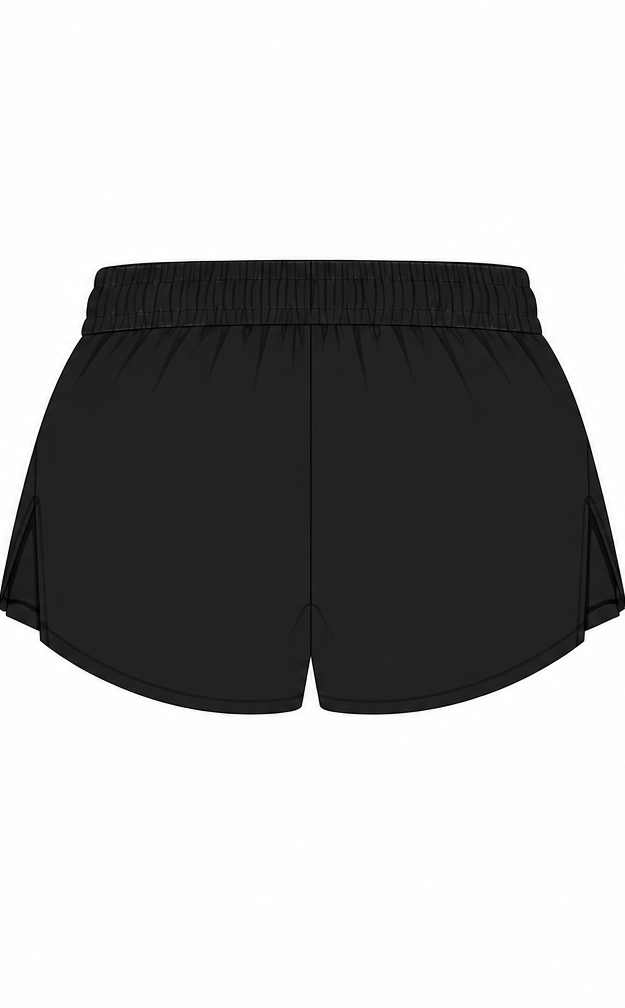 Run shorts black