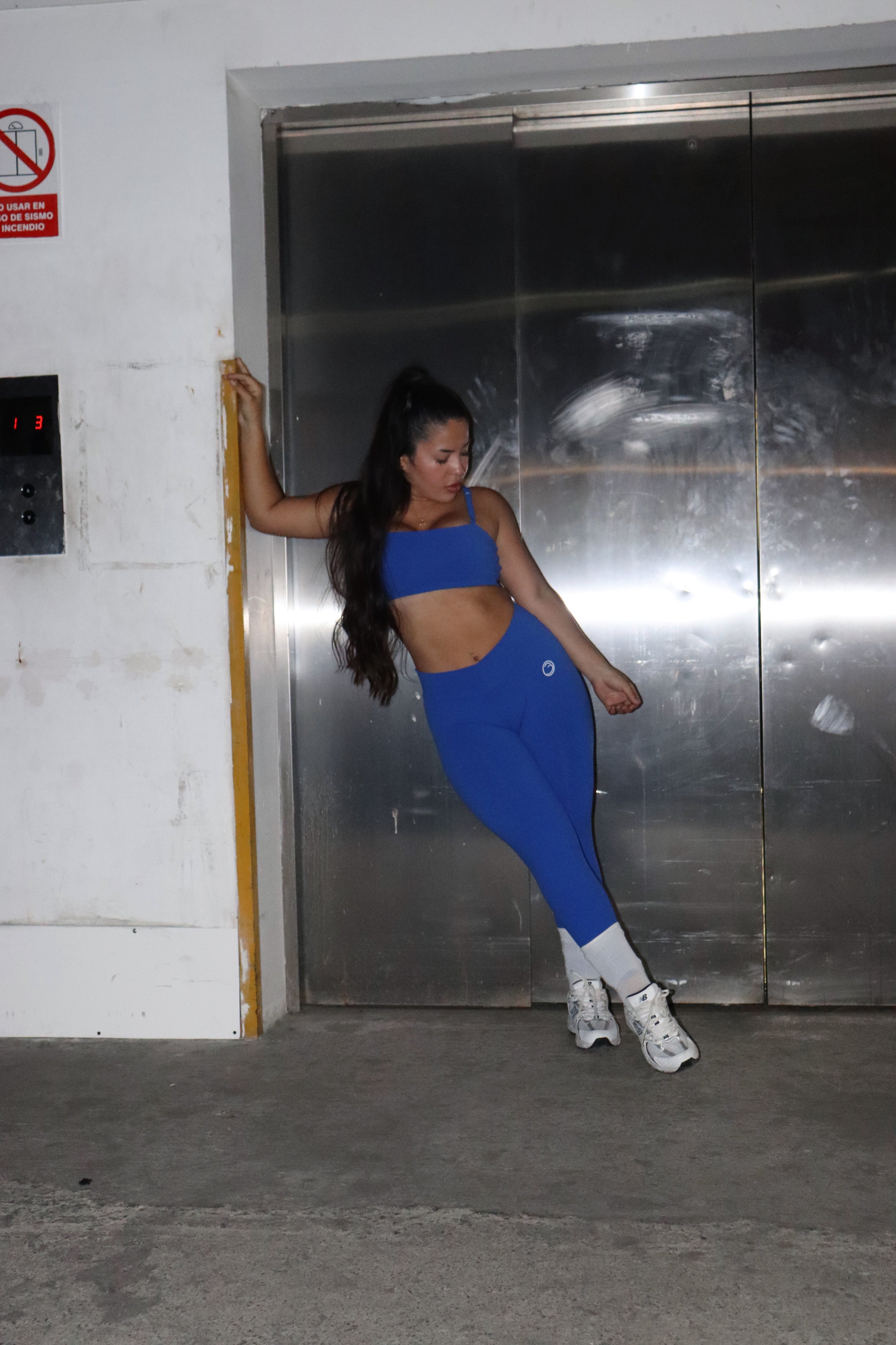 STRONGER STRAIGHT TOP AZUL